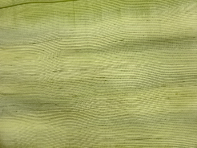  横縞模様織出し全通洒落袋帯